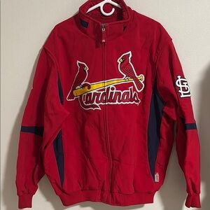 Majestic Cardinals Mens Bomber